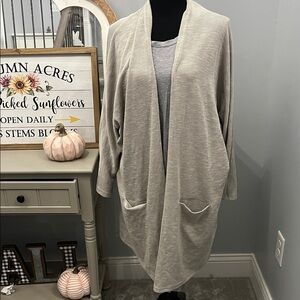 DONNI. Light Gray Knit Cardigan Stitch Fix